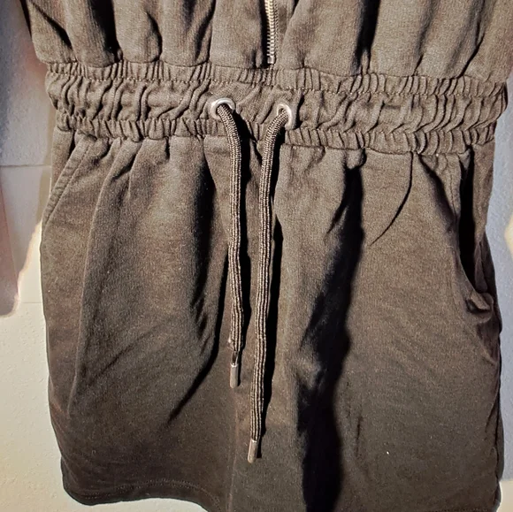 Nasty Gal Zip 'Em Into Shape Long Sleeve Zip-Up Sweatshirt Dress 2X Host Pick - Picture 9 of 15